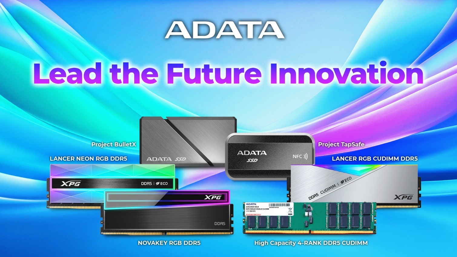 ADATA prezinta la CES 2026 tehnologii AI, stocare Gen5 si solutii sustenabile pentru PC-uri, centre de date si edge computing