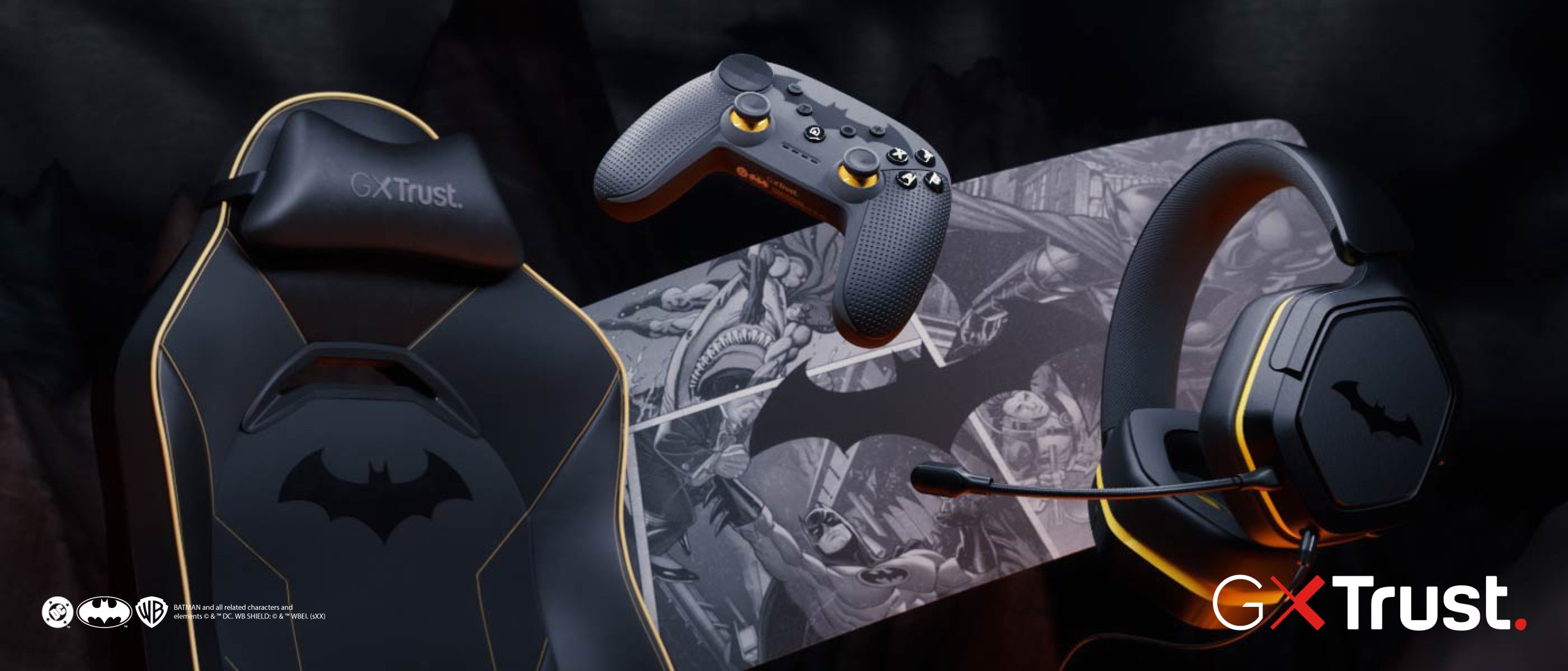 GXTrust in colaborare cu Warner Bros si DC lanseaza colectia de periferice Batman