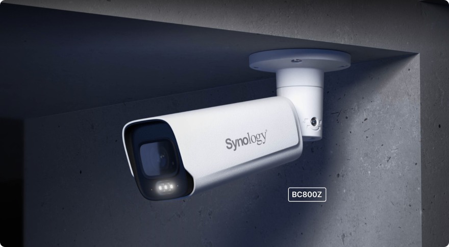 Synology lanseaza camera de supraveghere BC800Z