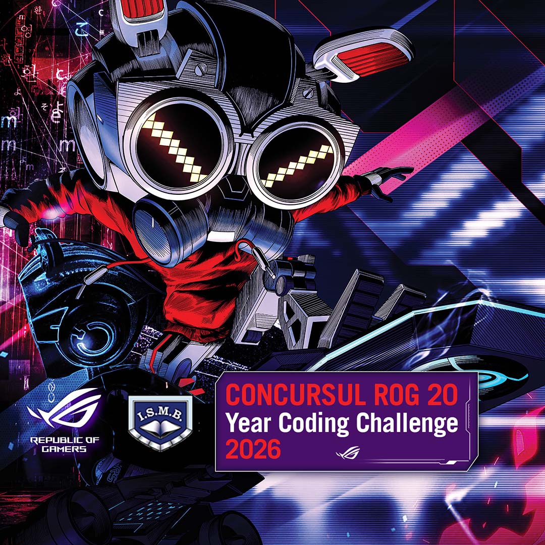 ASUS organizeaza concursul ROG 20-Year Coding Challenge pentru elevii pasionati de dezvoltarea jocurilor video