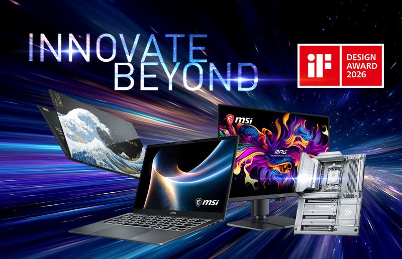 MSI castiga patru premii in cadrul competitiei internationale iF DESIGN AWARD 2026