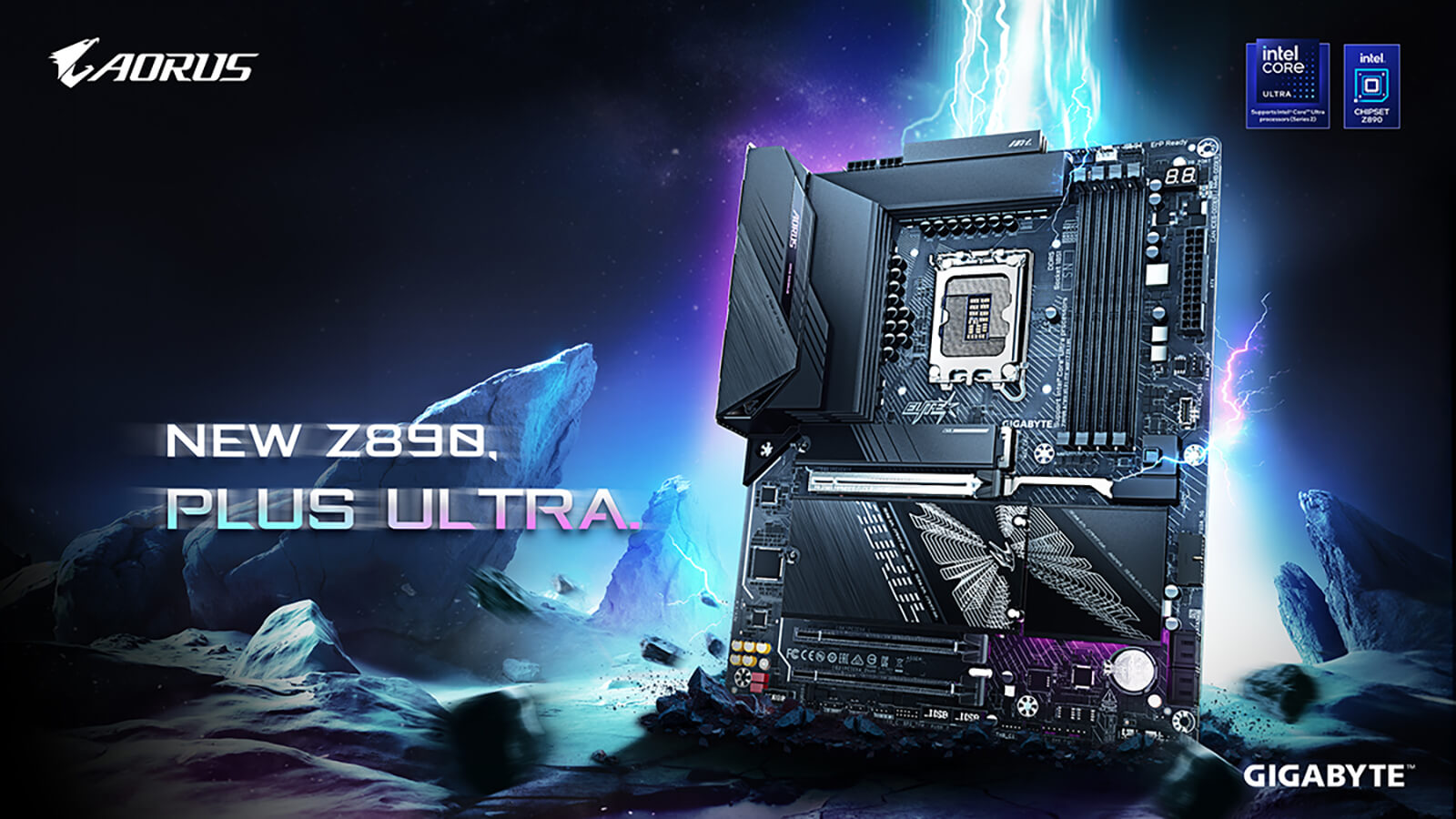 GIGABYTE lanseaza seria Z890 PLUS pentru procesoarele Intel Core Ultra 270K Plus si 250K Plus