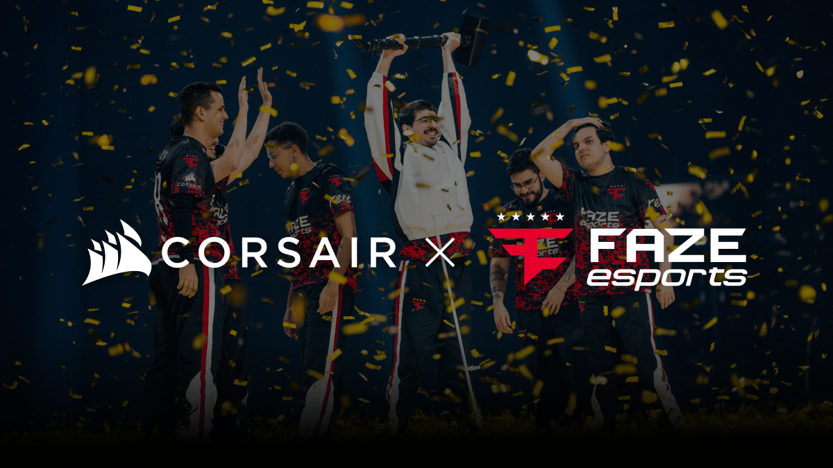 CORSAIR devine partenerul oficial de periferice al celor de la FaZe Esports