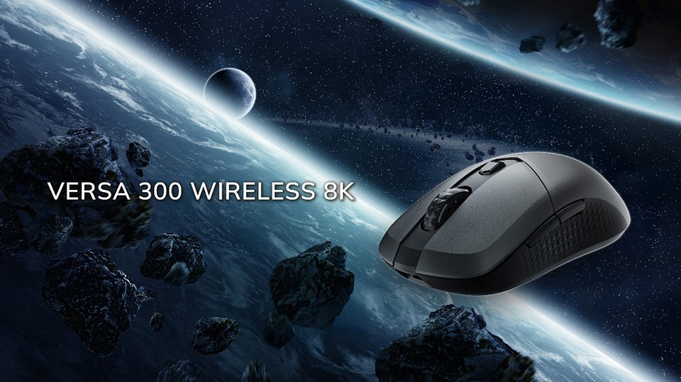 MSI lanseaza mouse-ul wireless VERSA 300 WIRELESS 8K